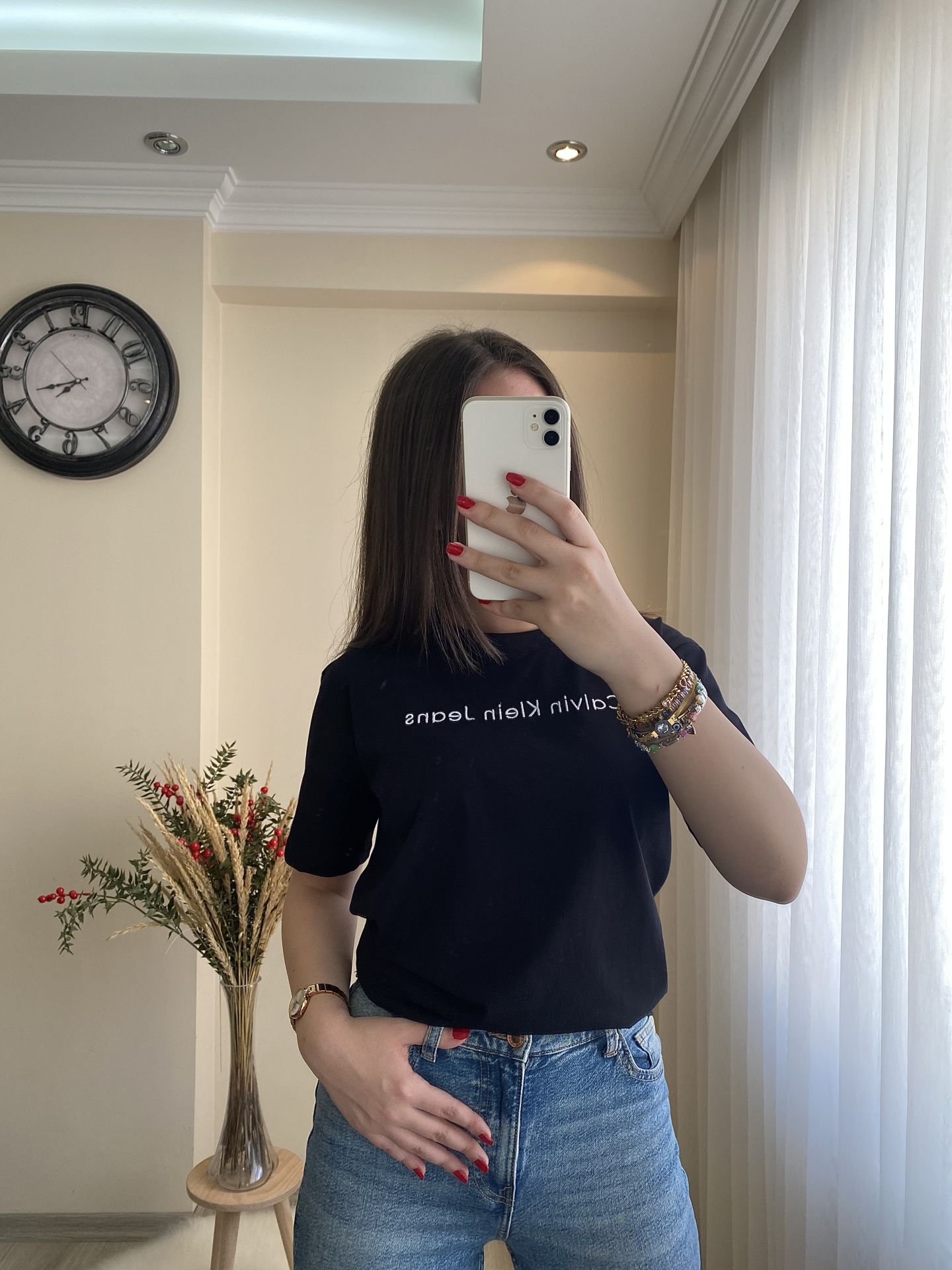 CK Siyah Basic Tshirt