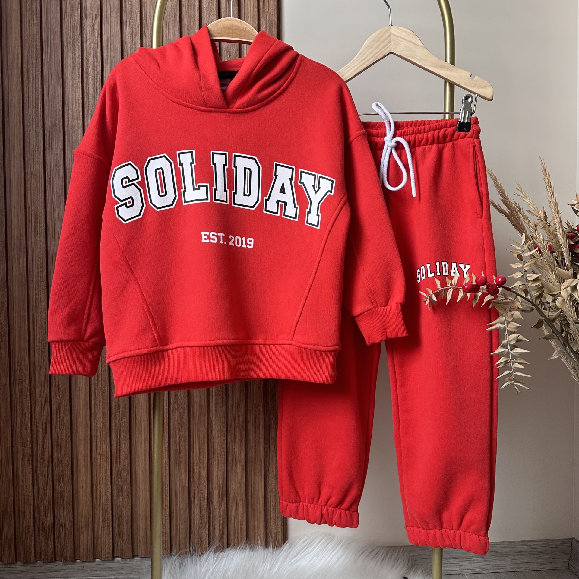 Soliday Kırmızı Eşofman Takım 7/14 yaş