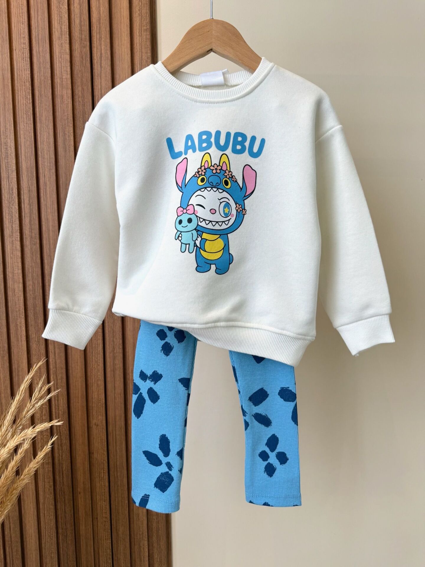Labubu Baskılı Takım