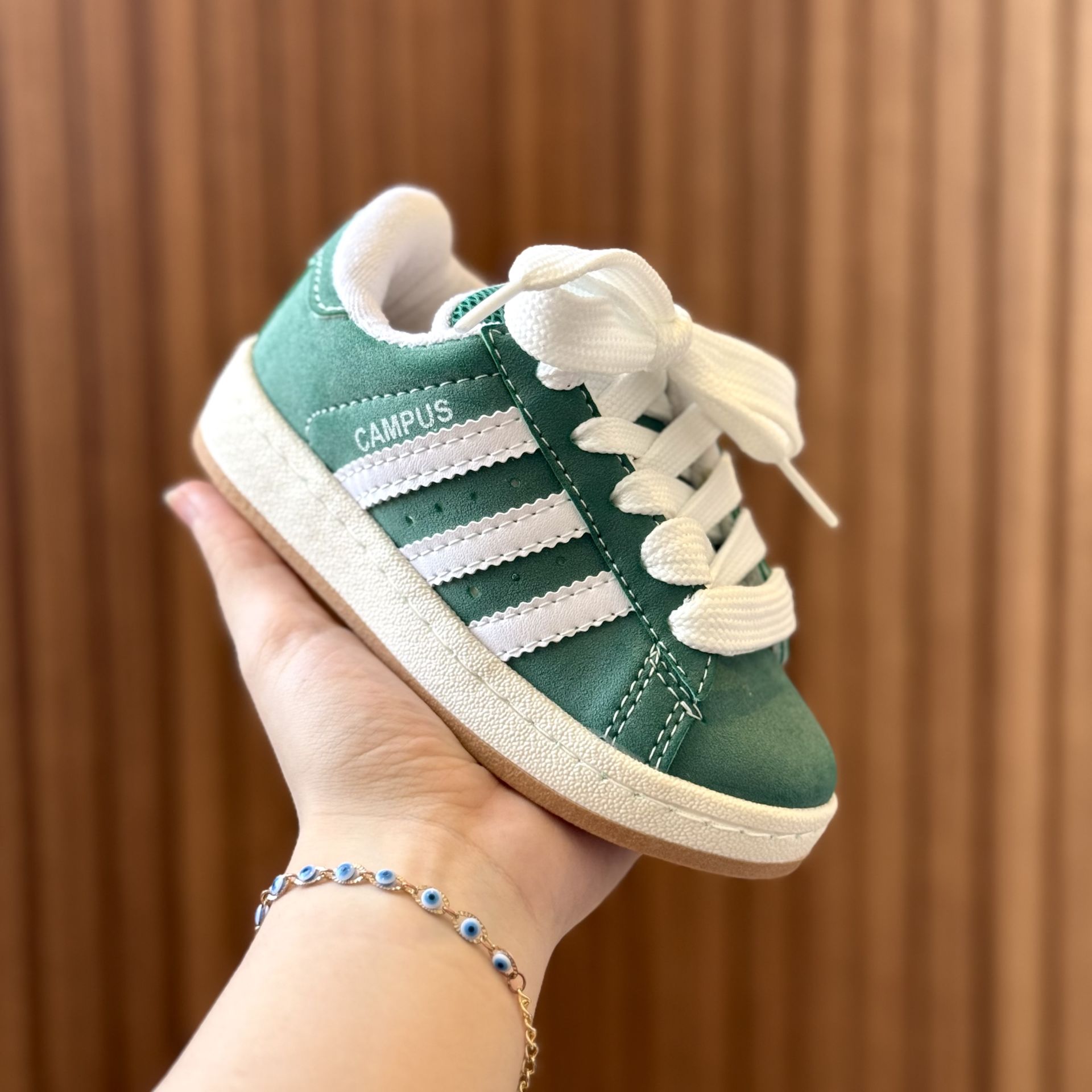 Yesil Bağcıklı Sneakers