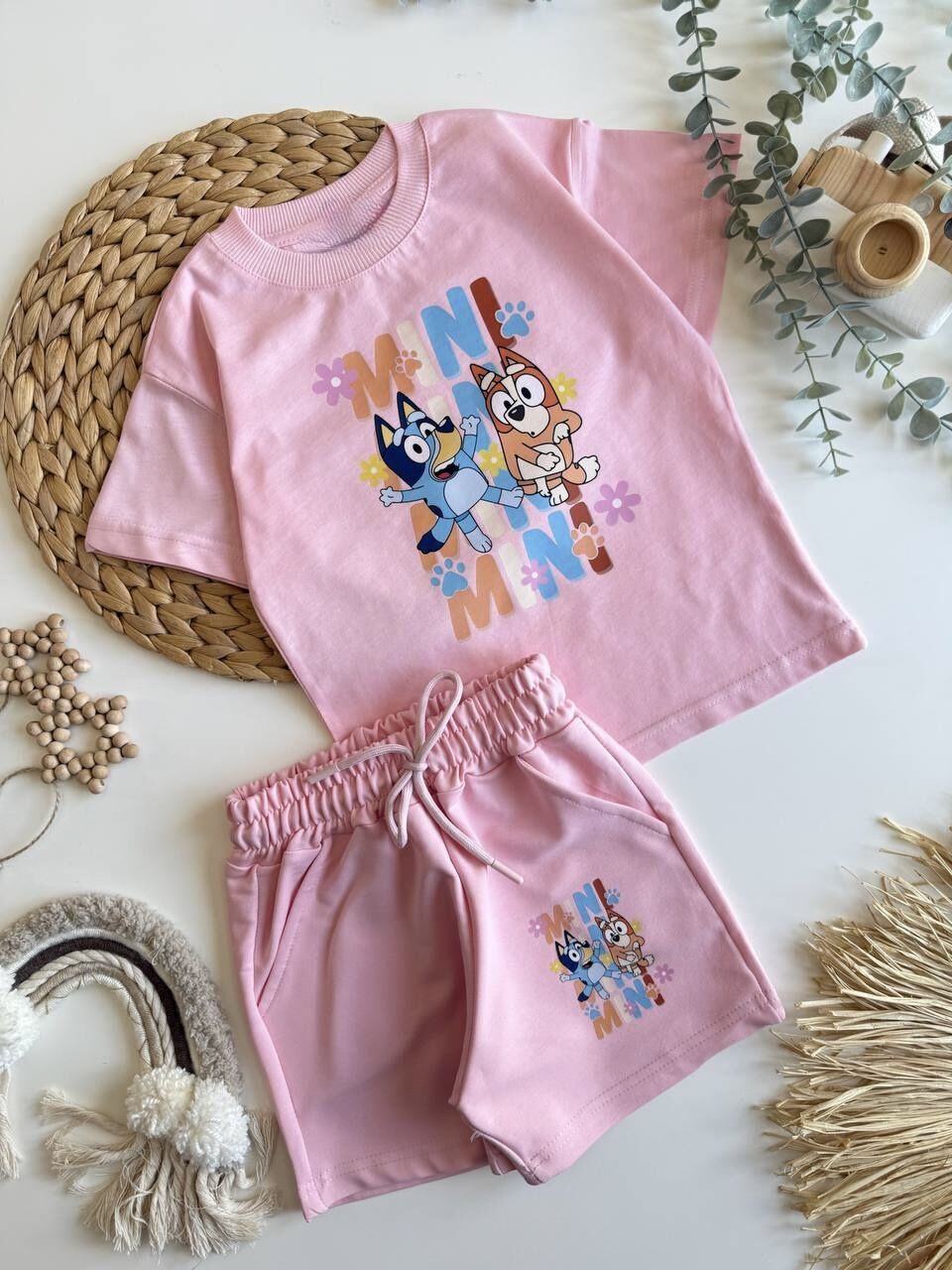 Bluey Baskılı Takım