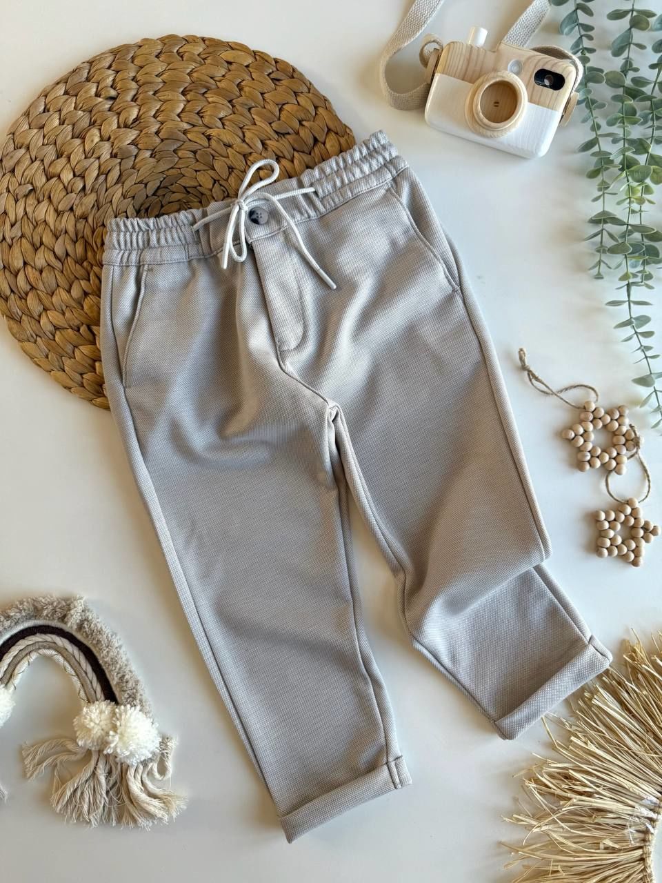 Gri Jogger Pantolon