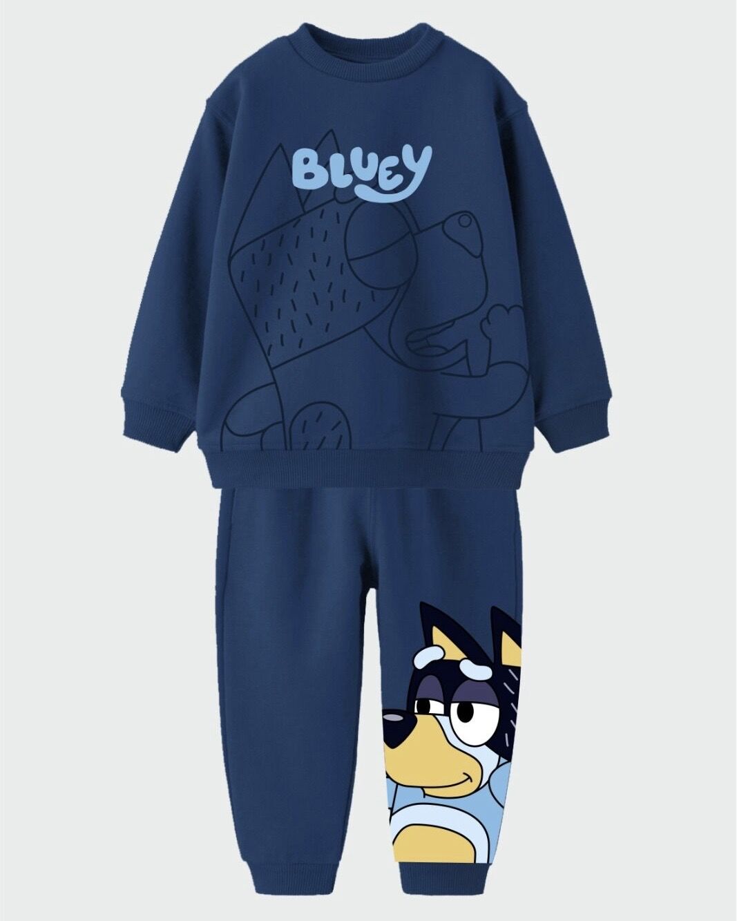 3 İplik Bluey Lacivert Takım