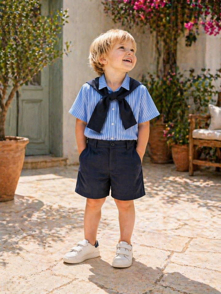 Kardeş Kombini Çizgili Takım 9-10 YAŞ