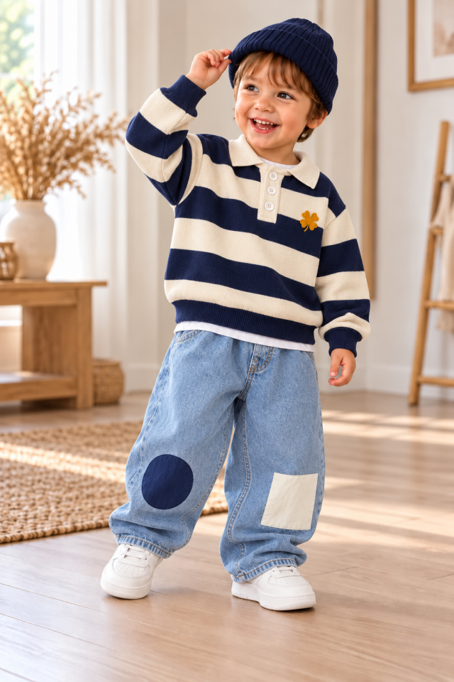 Triko Denim Takım 9-10 YAŞ