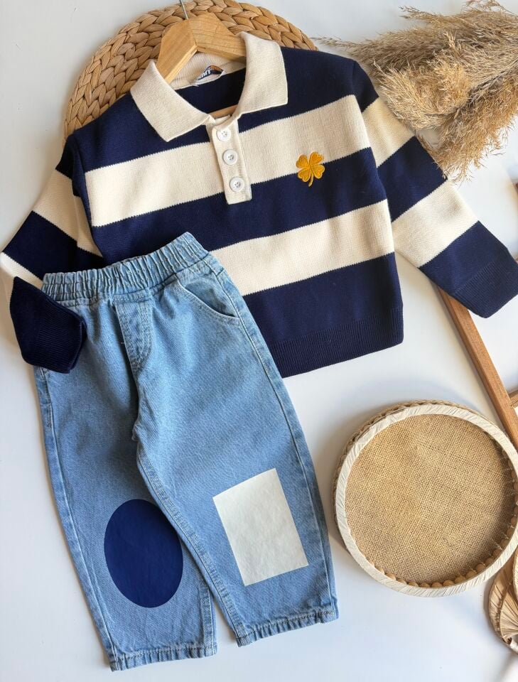 Triko Denim Takım 9-10 YAŞ
