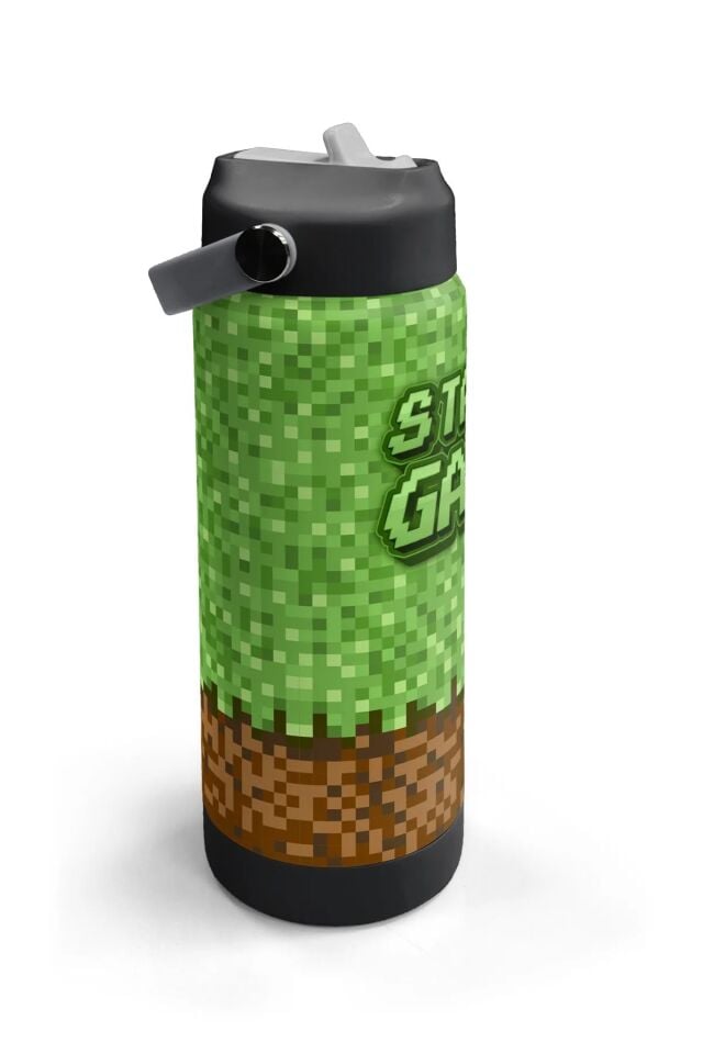 Coral High Craft Desenli Katlanır Ağızlıklı Çelik Termos 650 ml 38393 Adet