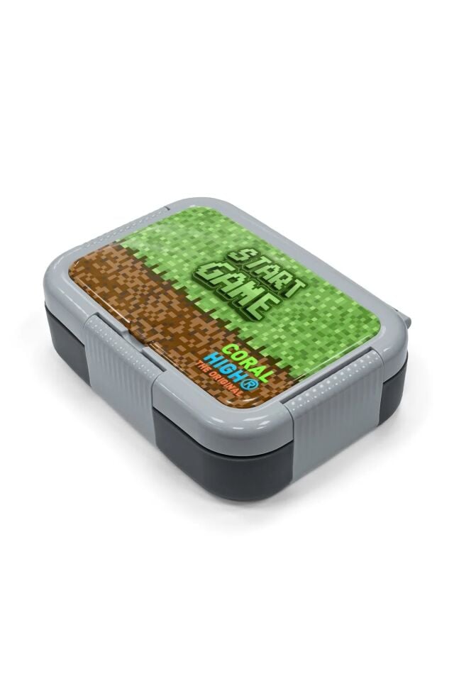 Coral High Kids Yeşil Kahverengi High Craft Desenli Paslanmaz Çelik Beslenme Kabı 39284 Adet