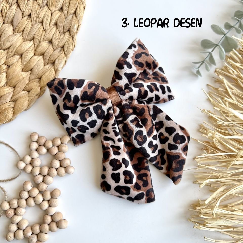 Leopar Desenli Fiyonk Toka 3. Leopar Desen