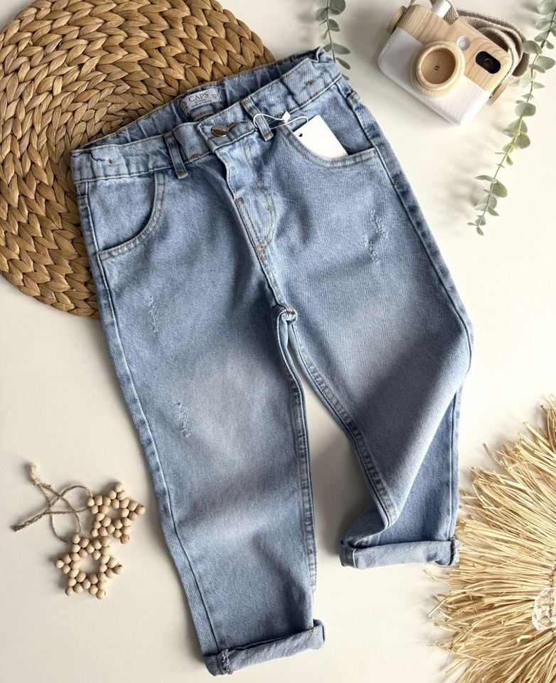 Buz Mavisi Denim Jean