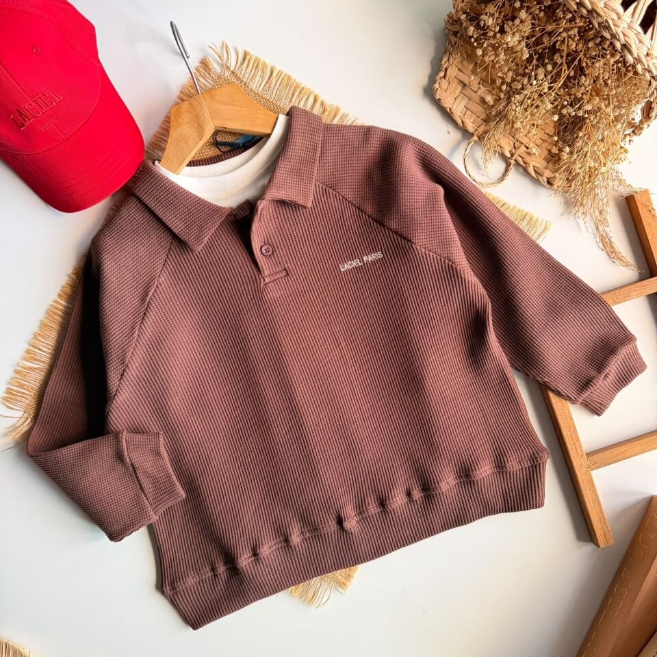 Polo Yaka Gofre Sweat 6-7 YAŞ