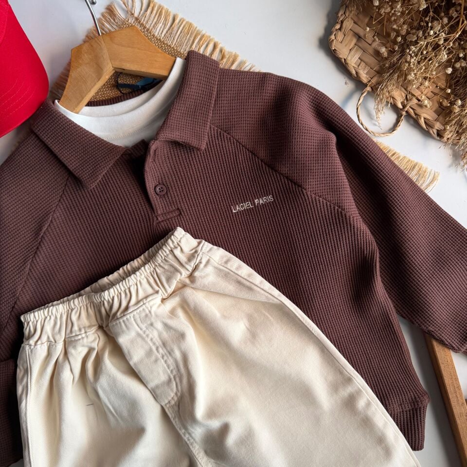 Polo Yaka Gofre Sweat 6-7 YAŞ