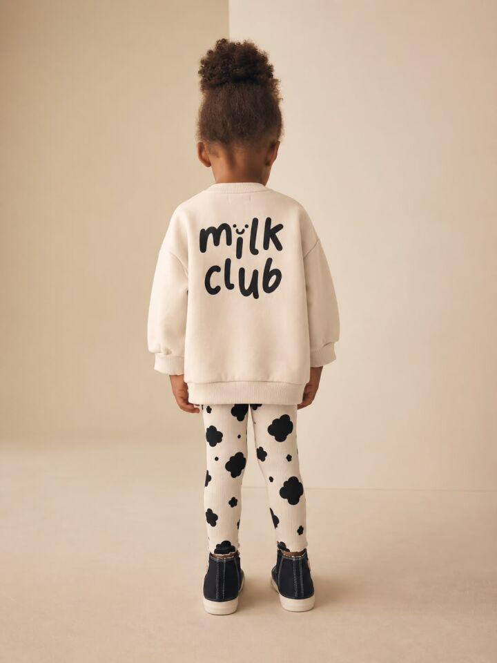 Milk Clup Baskılı Takım 7-8 YAŞ