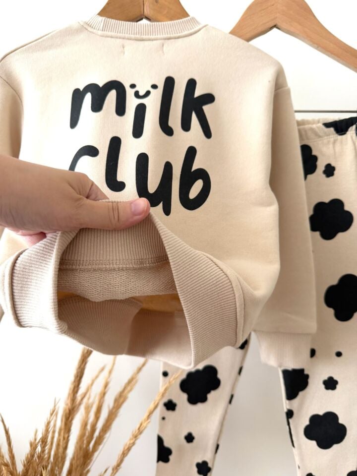 Milk Clup Baskılı Takım 7-8 YAŞ