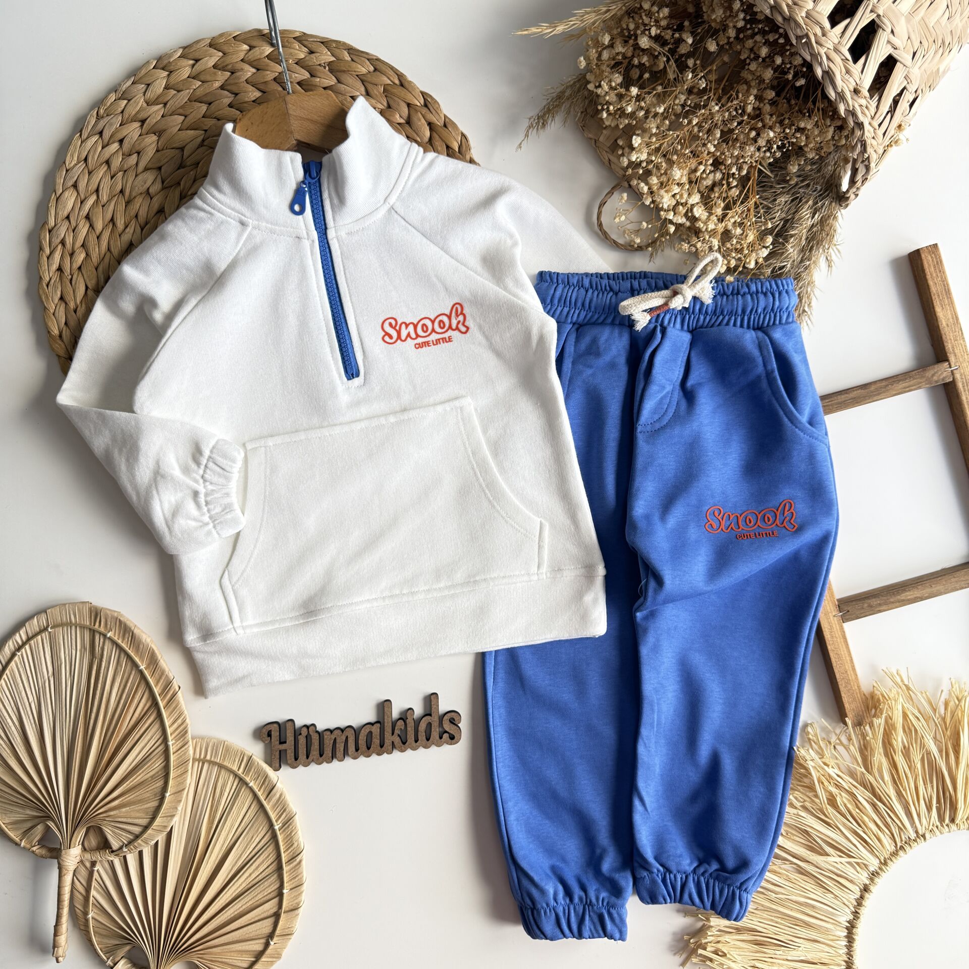 9 ay /4 yaş Bebe Fermuarlı Takım 9-12 AY