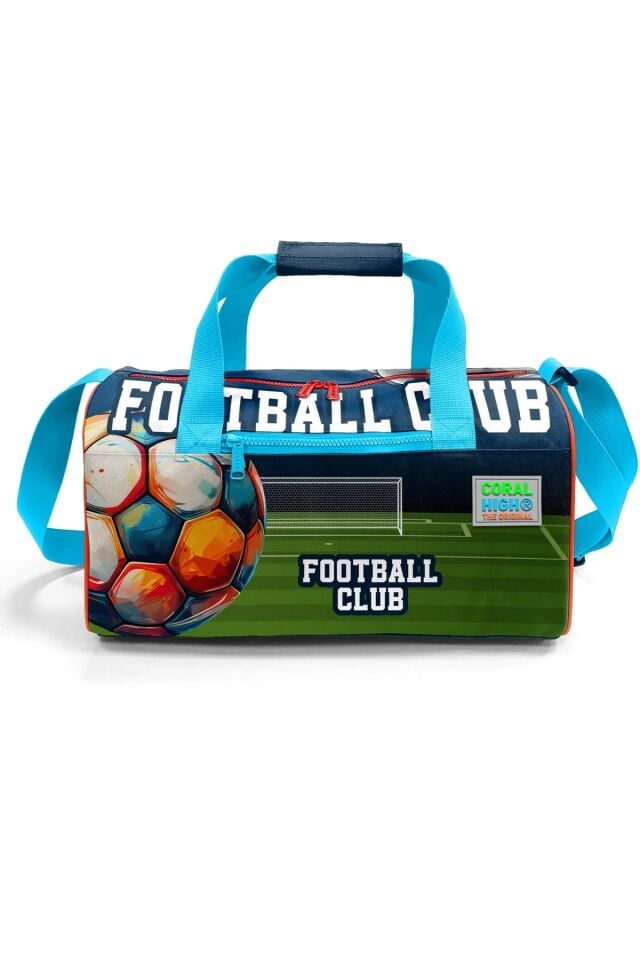 Coral High Lacivert Futbol Desenli Spor Çantası 27525 Adet