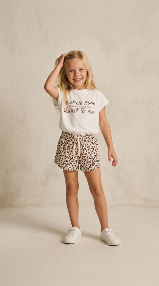 Leopar Baskılı Takım 7-8 YAŞ