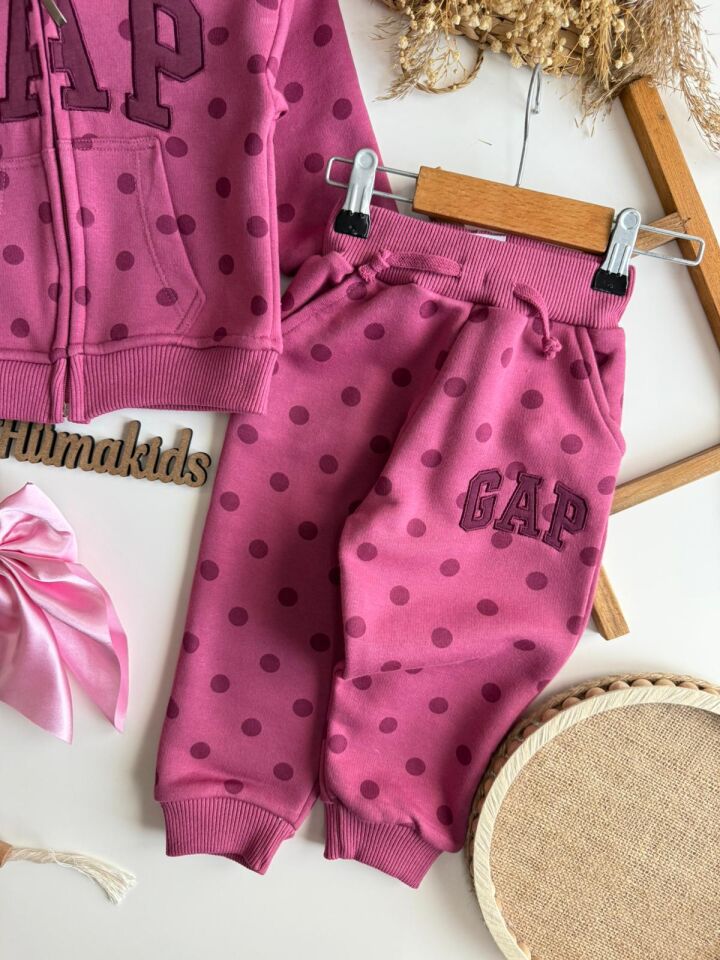 Puantiyeli Fermuarlı Takım 5-6 YAŞ