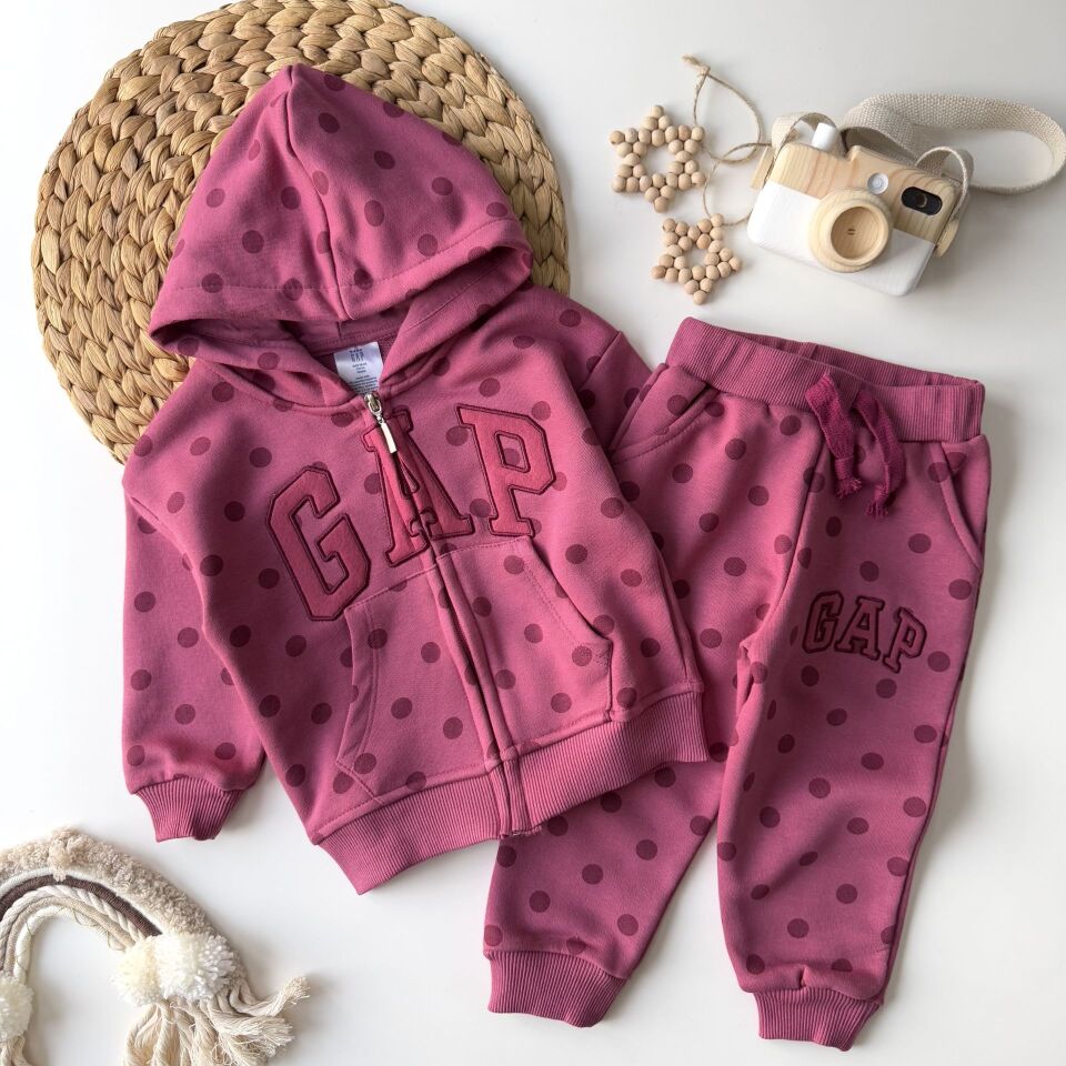 Puantiyeli Fermuarlı Takım 5-6 YAŞ