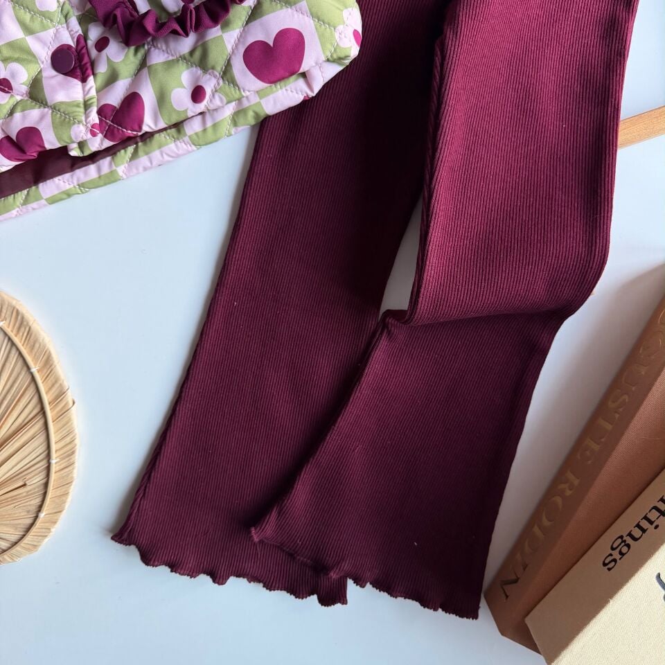 Kapitone Bordo Pembe Takım 4-5 YAŞ