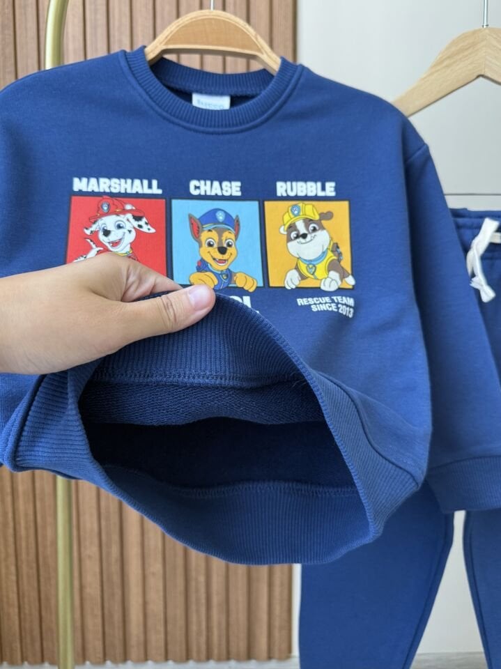 3 iplik Paw Patrol Lacivert Takım