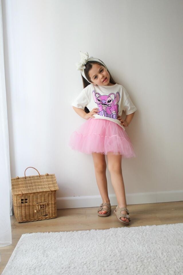Tütü Etekli Stitch Takım