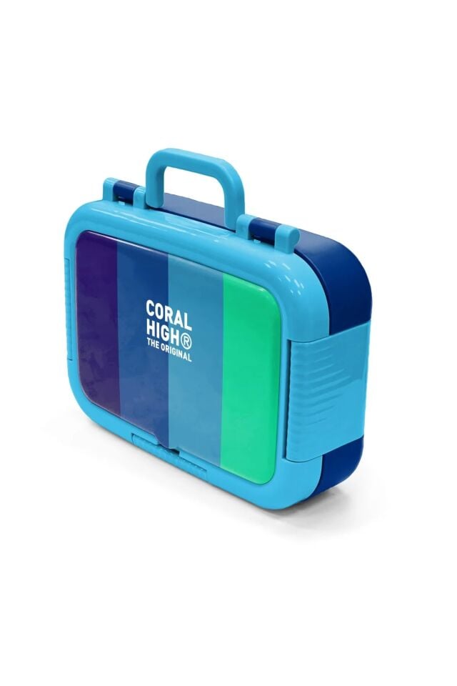 Coral High Kids Renkli Çizgili Paslanmaz Çelik Beslenme Kabı 39287 Adet