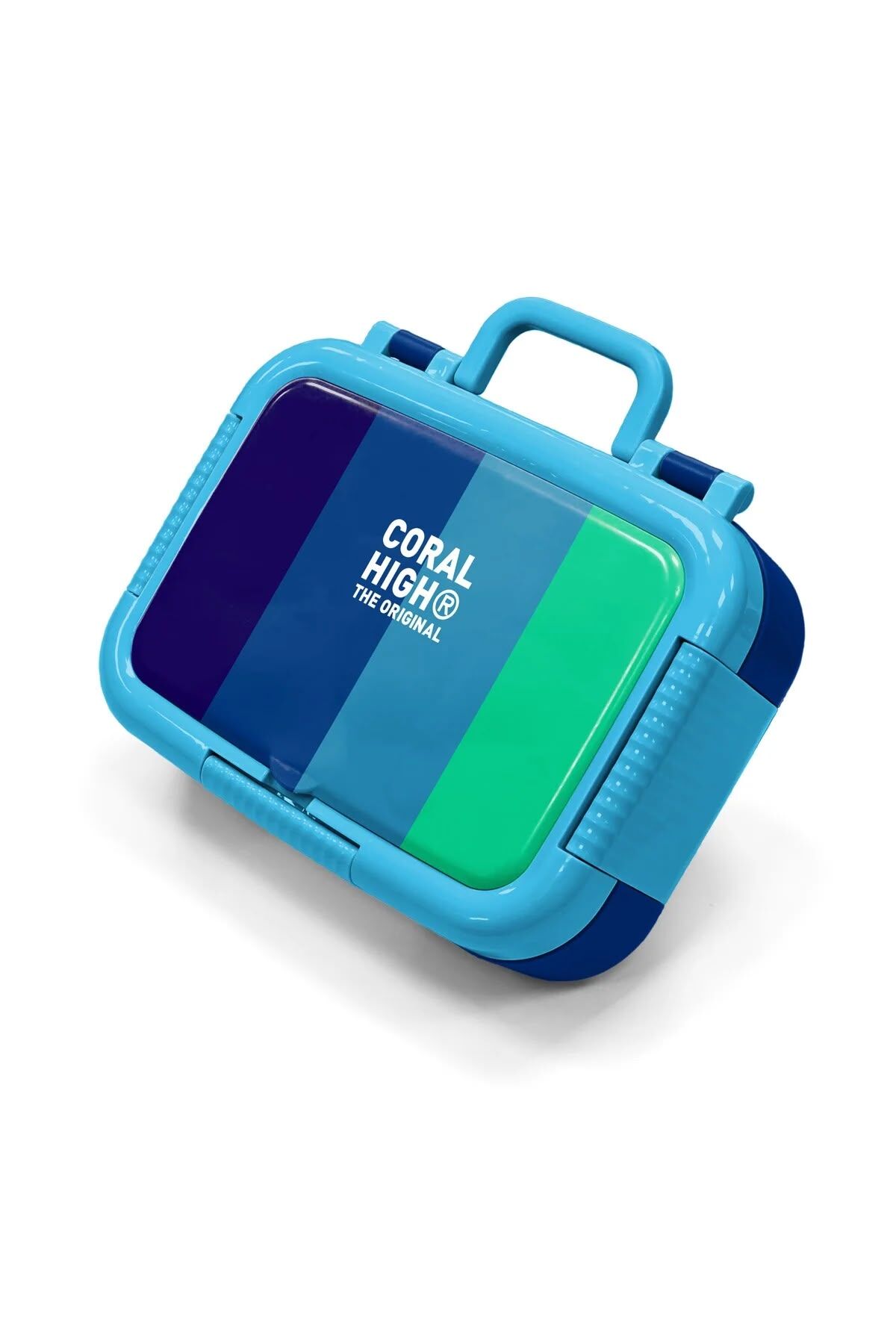 Coral High Kids Renkli Çizgili Paslanmaz Çelik Beslenme Kabı 39287 Adet