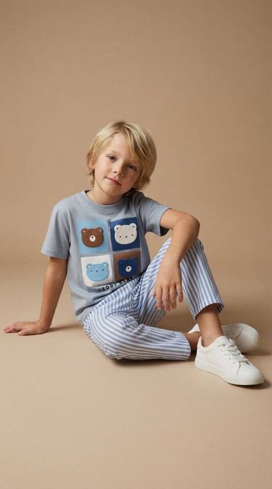 Çizgili Basic Takım 7-8 YAŞ