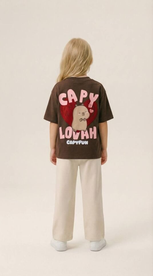 Capypara Baskılı Takım 7-8 YAŞ
