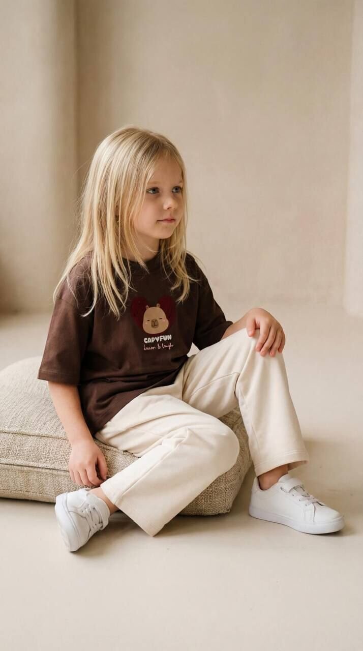 Capypara Baskılı Takım 7-8 YAŞ