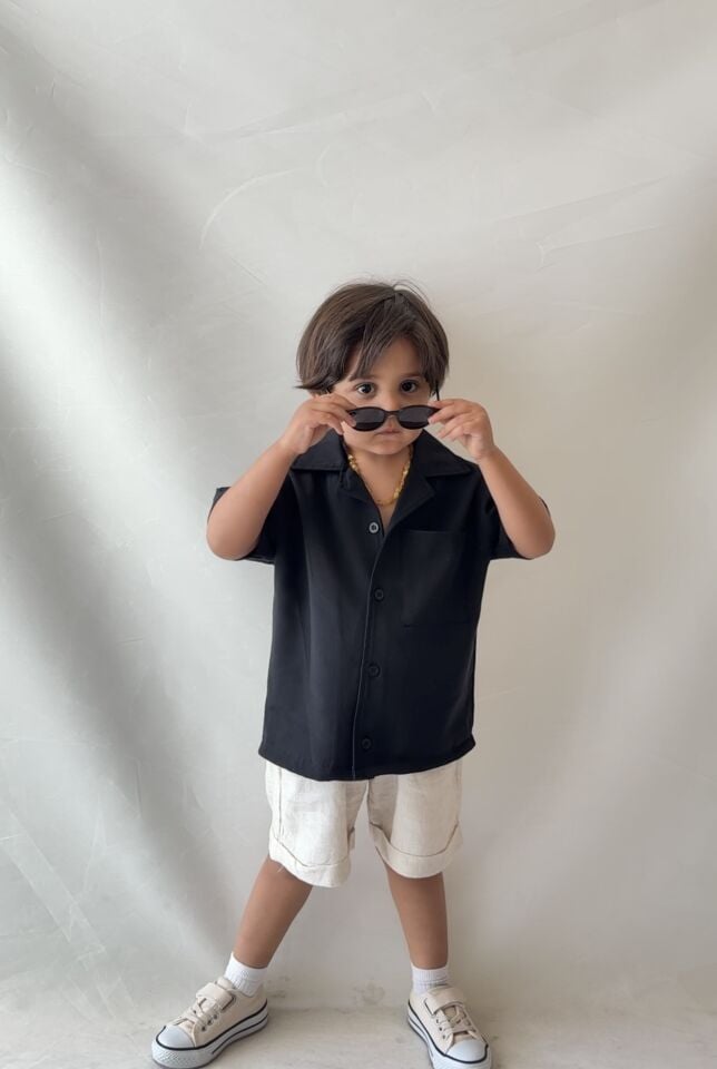 Modal Keten Siyah Takım 9-10 YAŞ