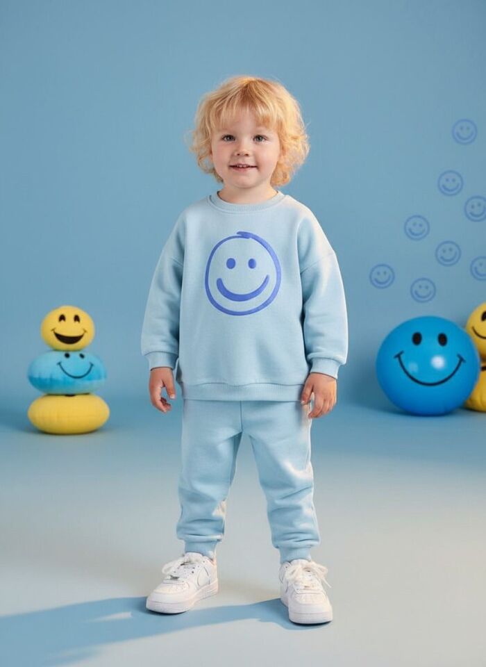 Smile Baskılı Takım 7-8 YAŞ