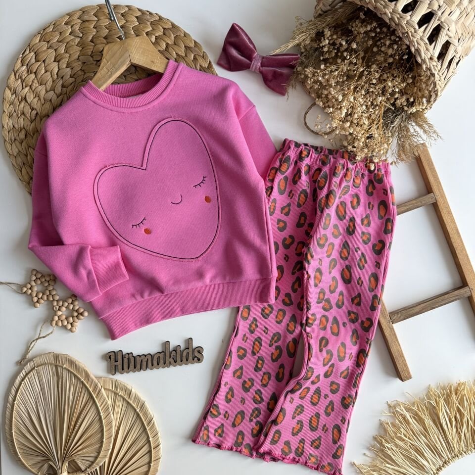 Leopar Baskılı Takım 7-8 YAŞ