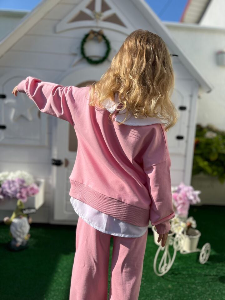 Stitch Pembe Takım(Taç Hediyeli)