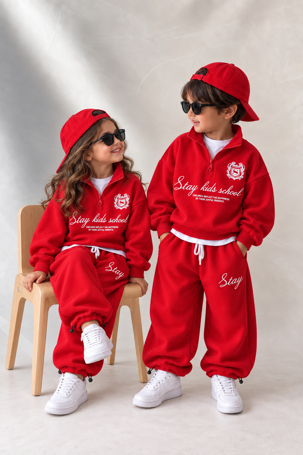 Kırmızı Dik Yaka Takım 9-10 YAŞ
