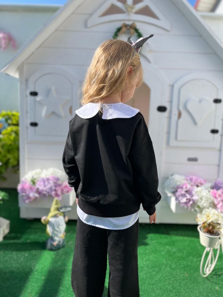 Stitch Siyah Takım(Taç Hediyeli)