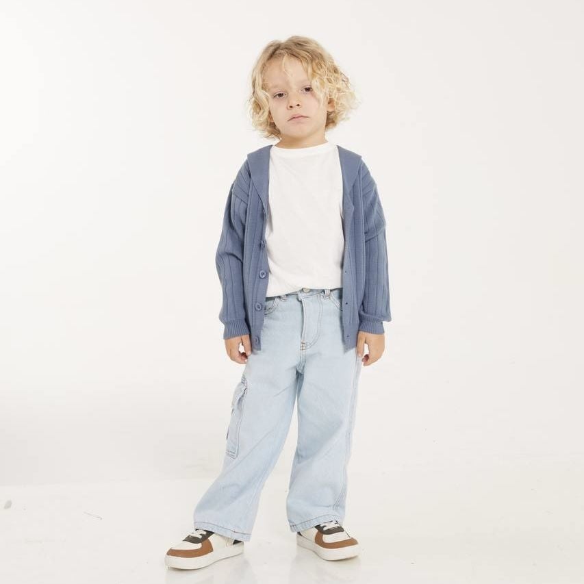Hırka&Denim Jean Mavi Takım