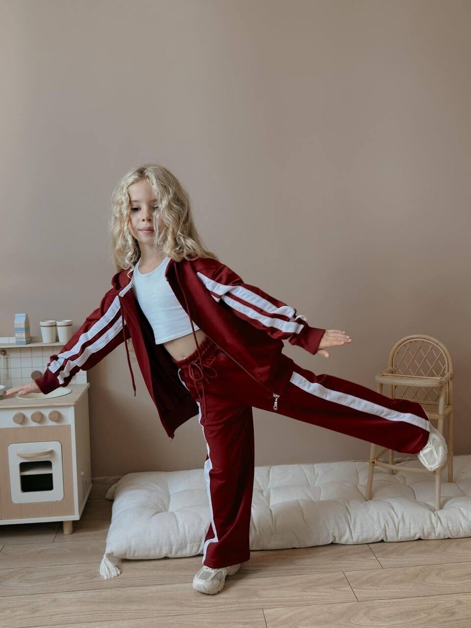 Bordo Hırkalı Takım 6/14 yaş