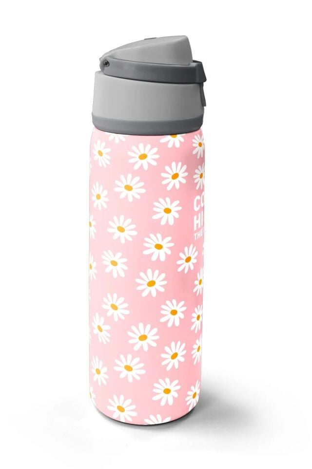 Coral High Papatya Desenli Pipetli ve Direkt İçim Çelik Termos 800 ml 38502 Adet