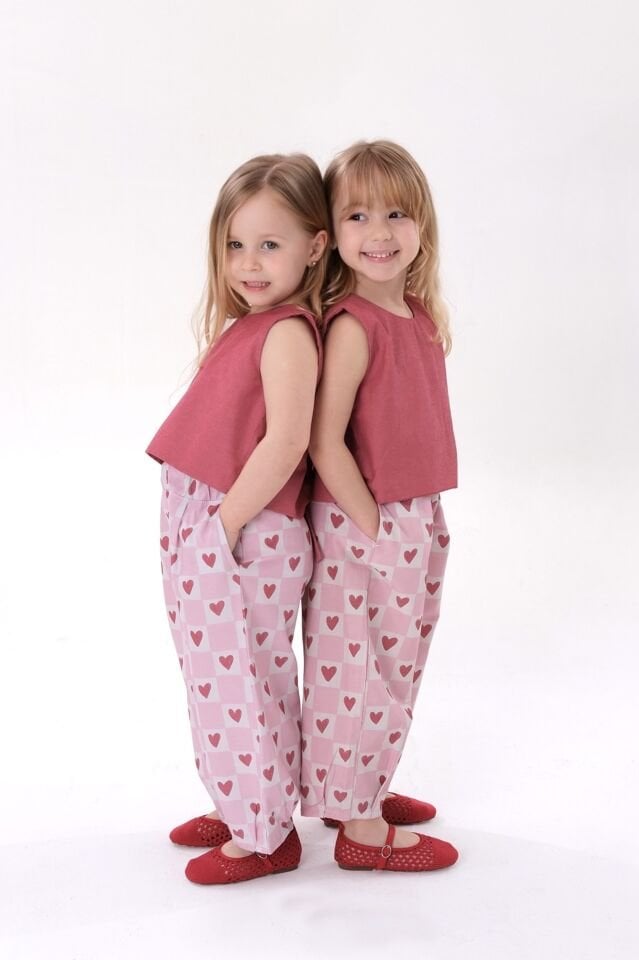 Kalpli Balon Pantolonlu Takım 7-8 YAŞ