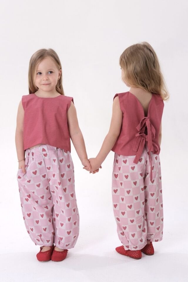 Kalpli Balon Pantolonlu Takım 7-8 YAŞ