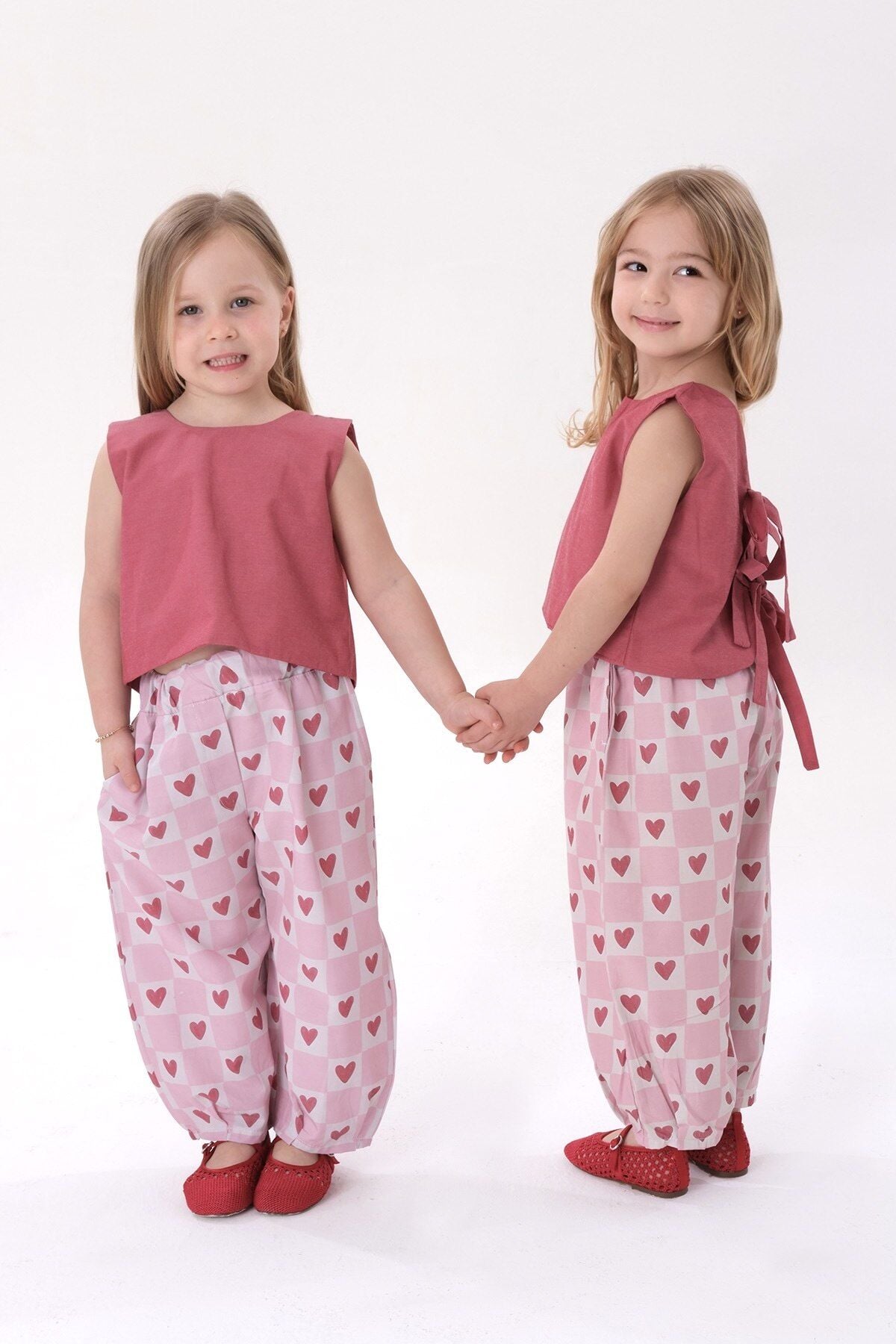 Kalpli Balon Pantolonlu Takım 7-8 YAŞ