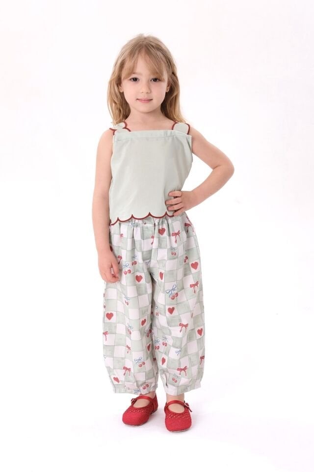 Mint Balon Pantolonlu Takım 7-8 YAŞ