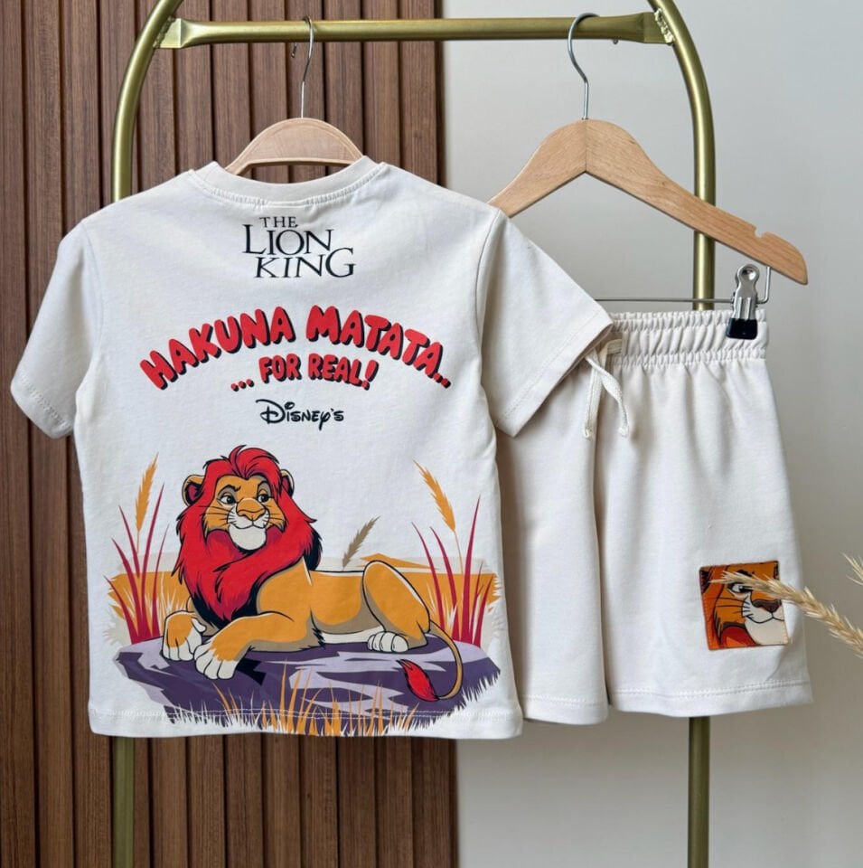 Lion King Baskılı Takım