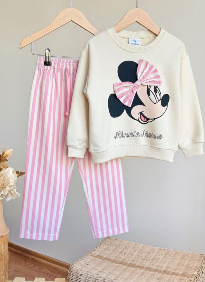 Minnie Baskılı Takım
