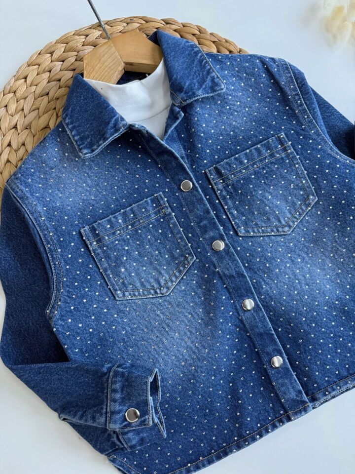 Denim Taşlı 2'li Takım 9-10 YAŞ