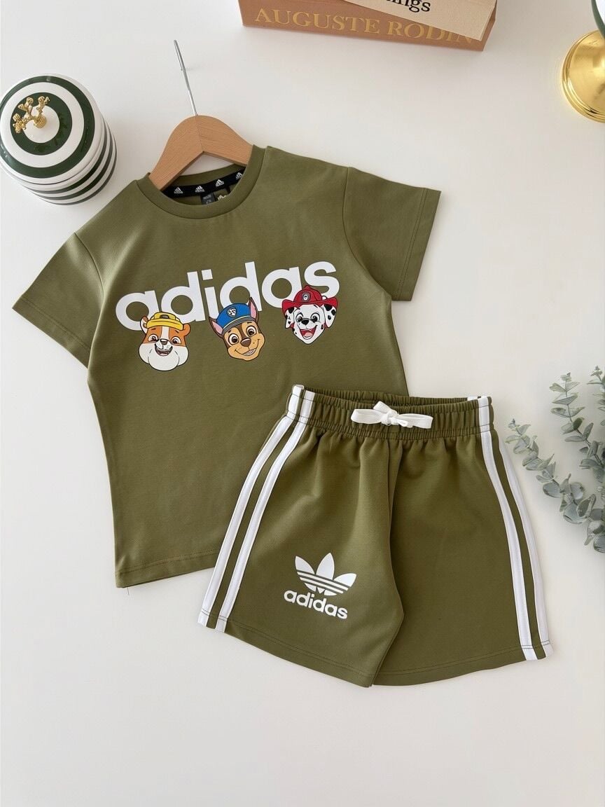Paw Patrol Baskılı Haki Takım 7-8 YAŞ
