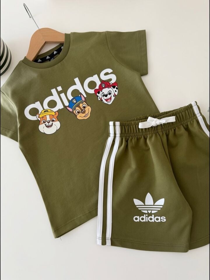 Paw Patrol Baskılı Haki Takım 7-8 YAŞ