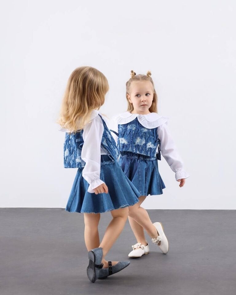 3'lü Denim Takım 9-10 YAŞ